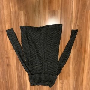 Grey Turtleneck Sweater